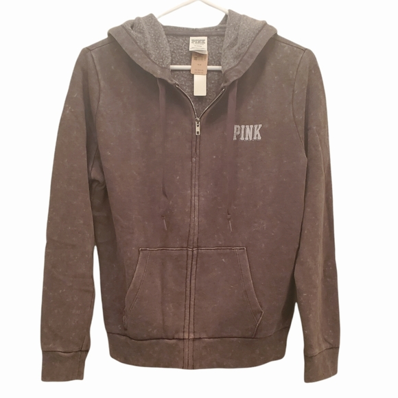 VS Pink Full Zip Hoodie - Picture 8 of 9